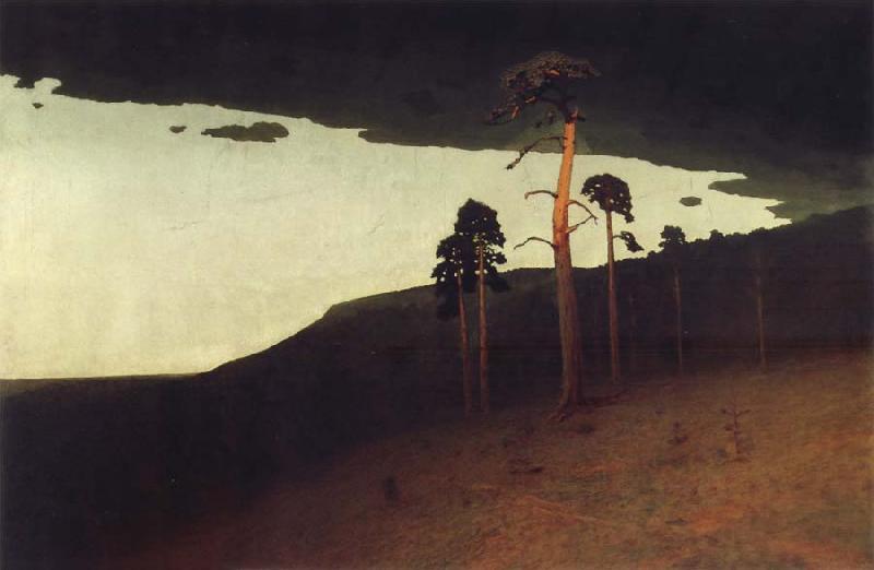 Arkhip Ivanovich Kuindzhi The far-away place of forest oil painting image
